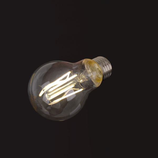 Лампа світлодіодна LED 6W E27 COG NW A60 230V 33-696 фото
