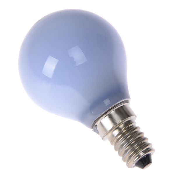 Лампа розжарювання 25W E14 P45 BLUE 220V 126181 фото