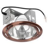 Світильник Downlight стельовий врізний DL-01 AB/2x26W 166012 фото