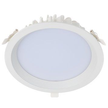 Світильник стельовий врізний світлодіодний LED-28/25W 52 pcs CW DL l63-006 фото