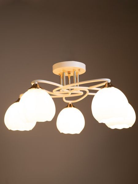Люстра LK-736C/4 E27 WH+FG 29-460 фото