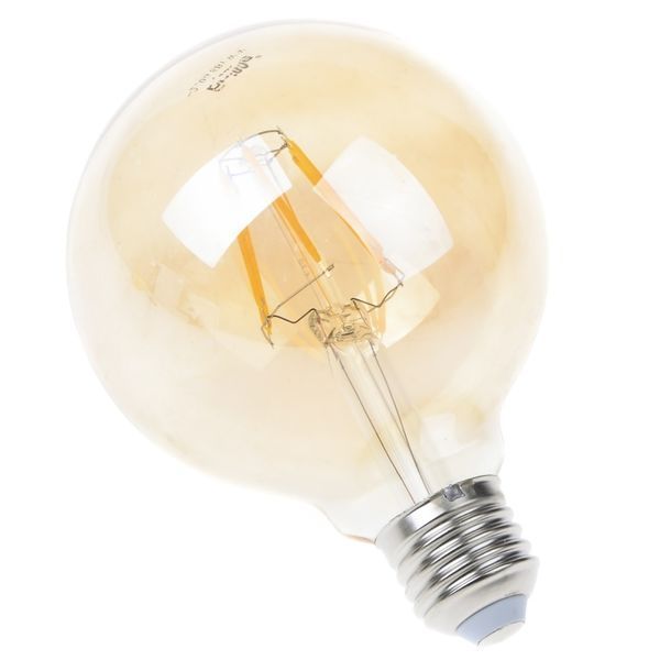 Лампа світлодіодна LED 6W E27 COG WW G95 Amber 220V 32-331 фото