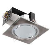 Світильник Downlight стельовий врізний DL-24/2x60W SN E27 154204 фото