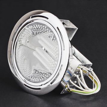Світильник Downlight стельовий врізний DL-01 CH/2x26W 166013 фото