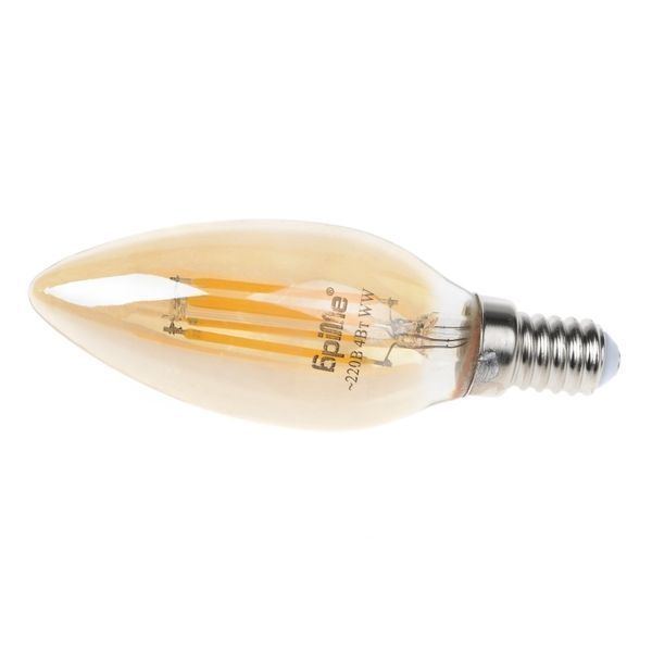 Лампа светодиодная LED 4W E14 COG WW C35 Amber 220V 32-333 фото