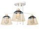 Люстра стельова LK-725S/3 E27 WH+FG 27-128 фото 1