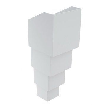 Підсвітка LED фасадна настінна IP54 AL-281/2х5W NW WH 34-274 фото