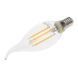 Лампа светодиодная LED E14 4W 4 pcs WW C35-T COG 220V 32-334 фото 1