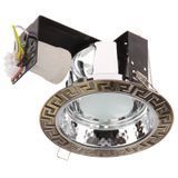 Світильник Downlight стельовий врізний DL-26/1 AB E27 166636 фото