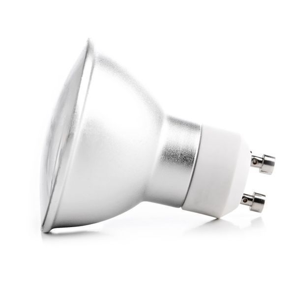 Лампа світлодіодна LED 3.3W GU10 CW MR16 220V 128123 фото