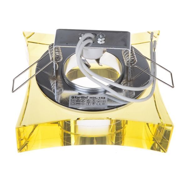 Світильник точковий декоративний HDL-G152 Gold Crystal MR16 164134 фото