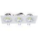 Світильник стельовий LED врізний LED-173/3x5W NW WH 32-193 фото 1