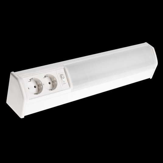 Купить Люминесцентный светильник линейный с розеткой FLF-61/8W LT5