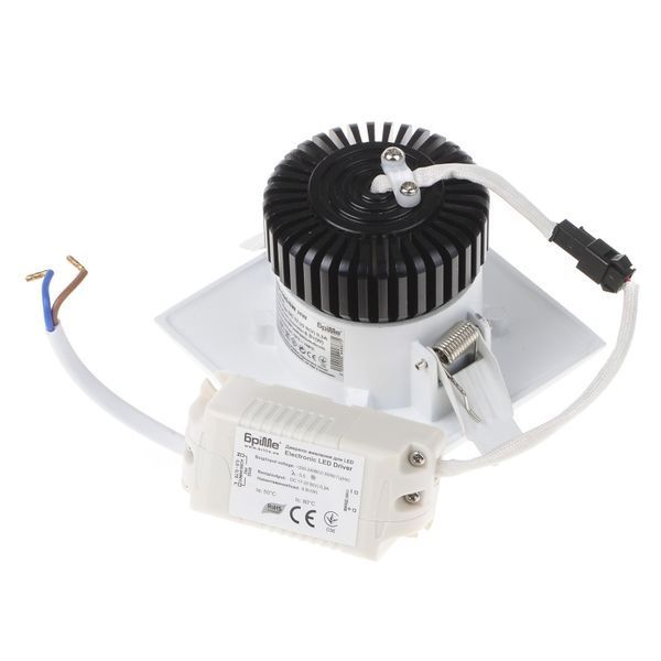 Світильник стельовий LED врізний LED-166/6W NW WH 32-181 фото