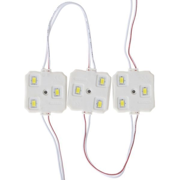 Светодиодный модуль 12V 0.72W SMD 5630 CW IP65 (BY-017/3) l42-002 фото