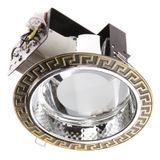 Світильник Downlight стельовий врізний DL-26/2 AB E27 166641 фото