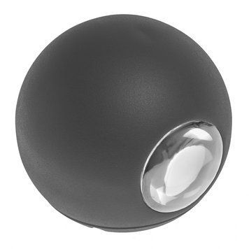 Подсветка LED фасадная IP65 AL-235/2х3W NW BK 34-198 фото