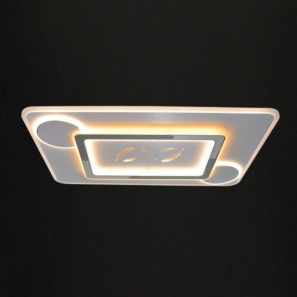 Світлодіодний настінно-стельовий світильник WBL-38C/260W RM з пультом керування 27-557 фото