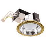 Світильник Downlight стельовий врізний DL-26/2 PB E27 166642 фото