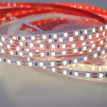 Светодиодная лента негерметичная нейтральный оттенок 12V 10W 2835 NW IP20 1m (BY-030/120) 33-481 фото