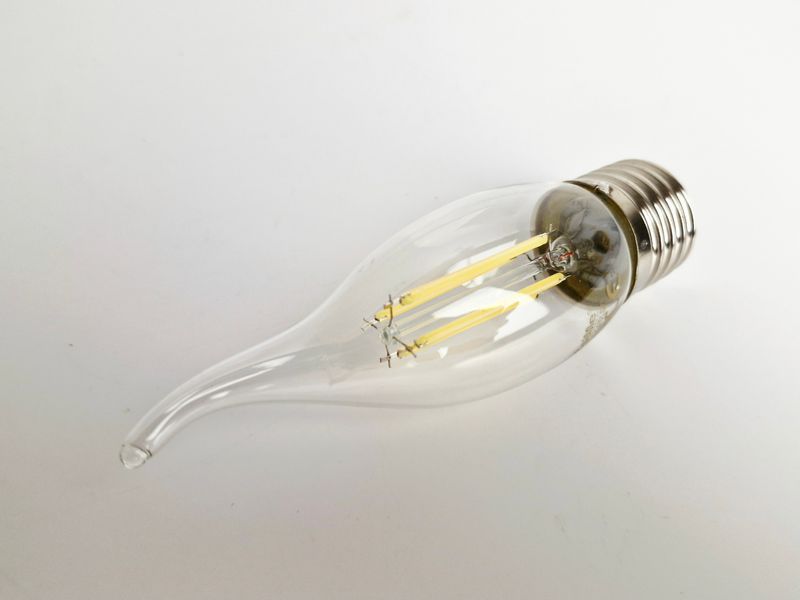 Лампа світлодіодна LED 6W E27 NW C35-T COG 33-760 фото