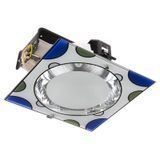Світильник Downlight стельовий врізний DL-28/2 E27 BL l13-087 фото
