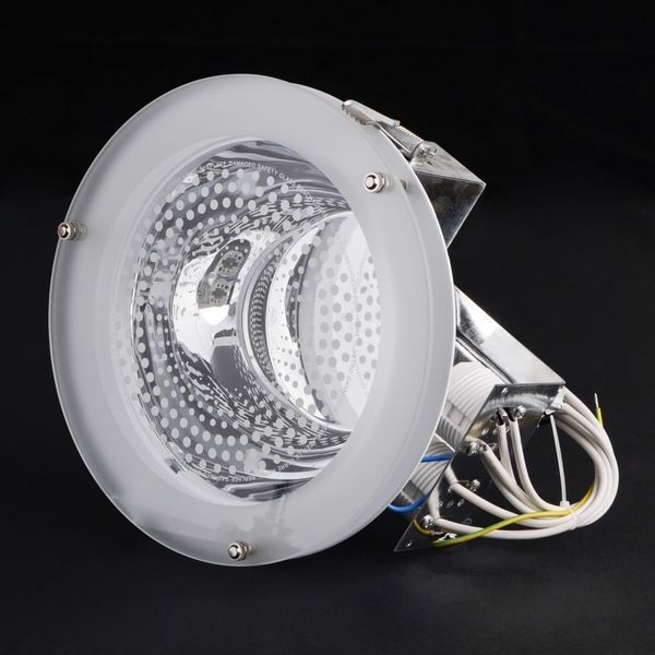 Світильник Downlight стельовий врізний DL-02 W 2x26W WH 166022 фото