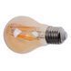 Лампа світлодіодна LED Едісона LED E27 8W WW A60 COG Amber 220V 33-608 фото 5