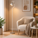 Торшер классический LK-728F/1 E27 WH+FG 25-387 фото 1