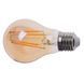 Лампа світлодіодна LED Едісона LED E27 8W WW A60 COG Amber 220V 33-608 фото 1