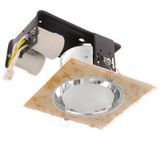 Світильник Downlight стельовий врізний DL-29/2 E27 BR l13-088 фото