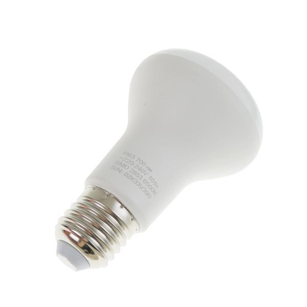 Лампа светодиодная LED 10W E27 СW (R63-PA) 33-685 фото