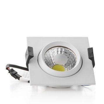 Світильник стельовий LED врізний LED-43/8W COB CW DL l126-020 фото