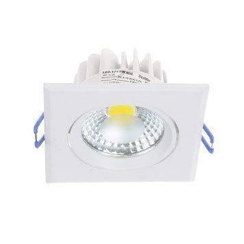 Світильник стельовий LED врізний LED-171/5W NW WH 32-189 фото
