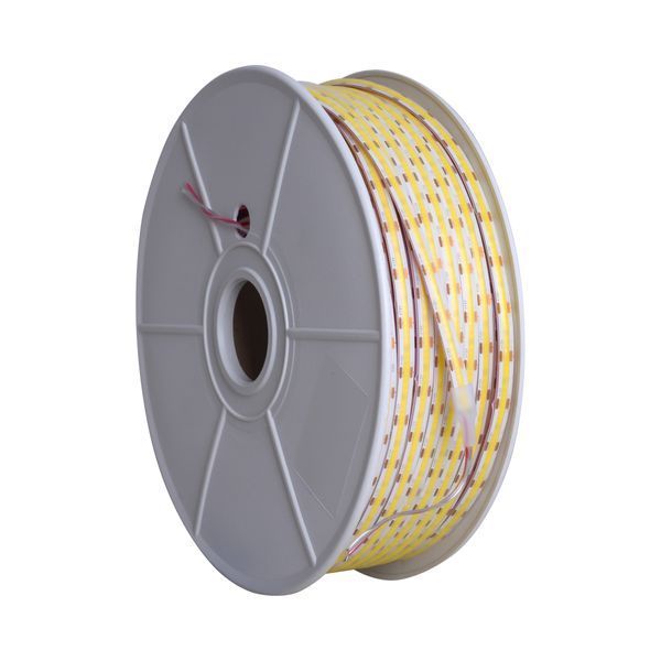 Світлодіодна стрічка нейтральний відтінок 12V 11W COB NW IP44 1m (BY-075/320) 33-485 фото