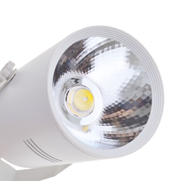 Світильник трековий поворотний LED KW-228/20W WW + NW + CW WH 33-054 фото