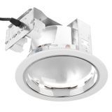Світильник Downlight стельовий врізний DL-08W 2x18W WH 166026 фото