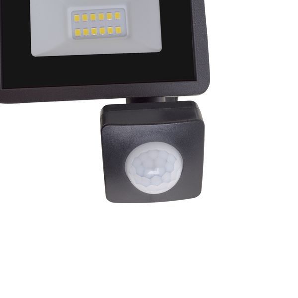 Прожектор світлодіодний з датчиком руху HL-19P/7.5W CW IP65 33-090 фото