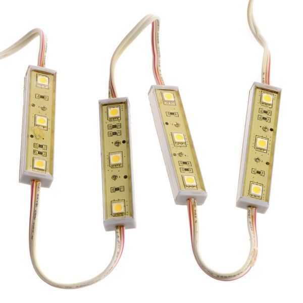 Світлодіодний модуль 12V 0.7W SMD 5050 WW IP20 (BY-013/3) 183814 фото
