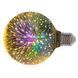 Лампа світлодіодна LED 3D 3W E27 COG G95 220V 33-617 фото 3