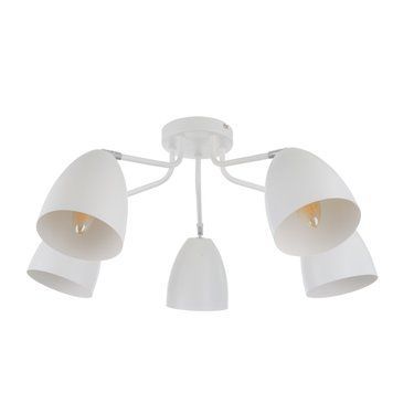 Люстра стельова на 5 плафонів BL-975C/5 E14 WH 24-401 фото