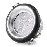 Світильник точковий LED-160 3x1W BK 36-039 фото
