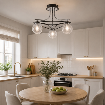 Люстра молекула галогенна з підсвічуванням LED G9 40W WH (BL-658S/3) l118-001 фото