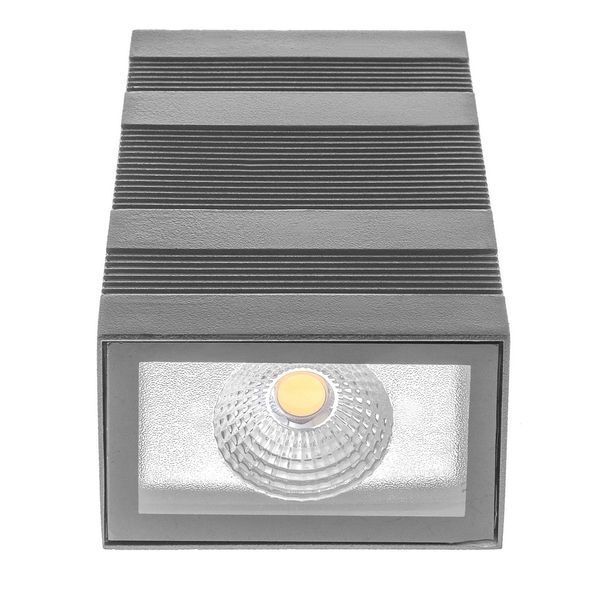 Підсвітка LED фасадна IP65 AL-218/2х3W NW COB BK 34-179 фото