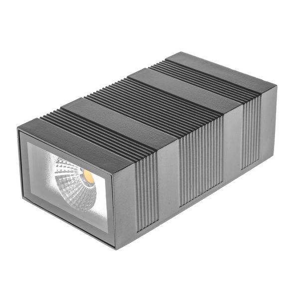 Підсвітка LED фасадна IP65 AL-218/2х3W NW COB BK 34-179 фото