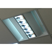 Растровый светильник люминесцентный врезной OTK/R 418/595/