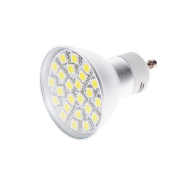 Лампа світлодіодна LED 3.3W GU10 CW MR16 (LedLumen) 220V