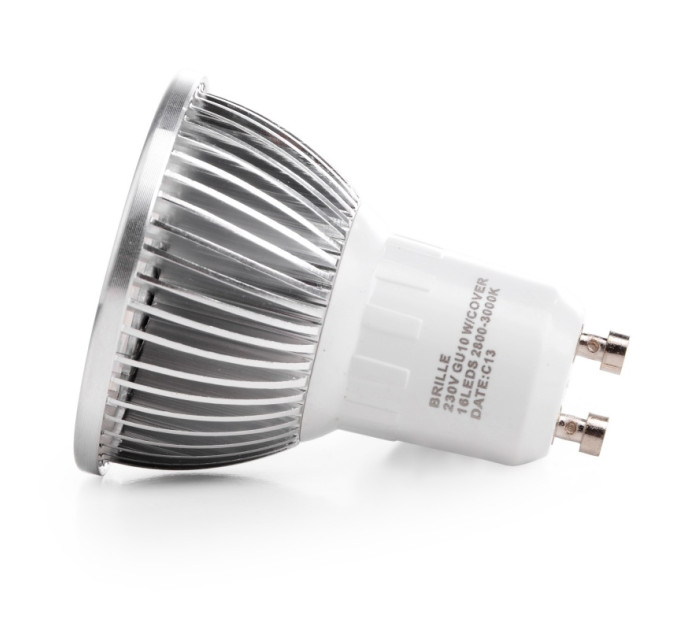 Лампа світлодіодна LED 6.4W GU10 WW MR16 CCD 220V