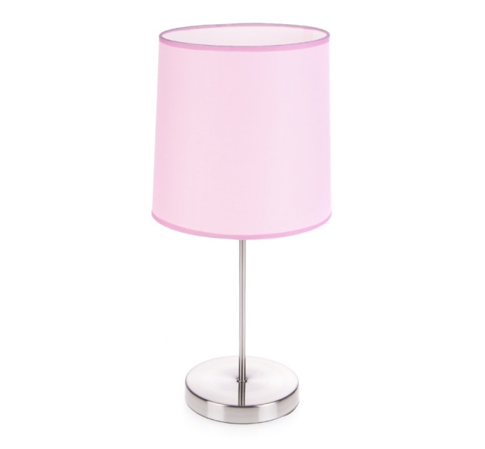 Настільна лампа з абажуром TL-183 Pink E27