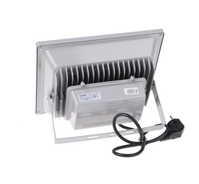 Прожектор вуличний LED вологозахищений IP65 HL-08/50W CW COB сірий